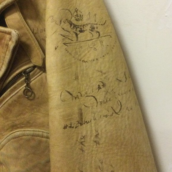 VINTAGE RALPH LAUREN LEATHER JACKET - Picture 4 of 5